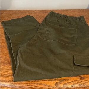 GAP Women's Olive Capris